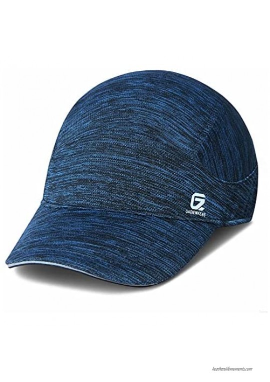 GADIEMKENSD Reflective Strips Outdoor Breathable Running Caps for Men and Women