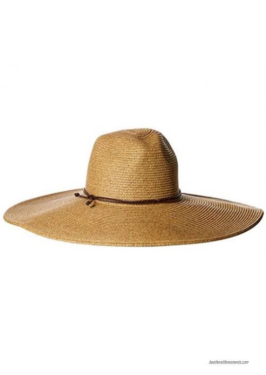 San Diego Hat Company Women's Floppy Sun Hat with Pinched Crown and Twisted Band