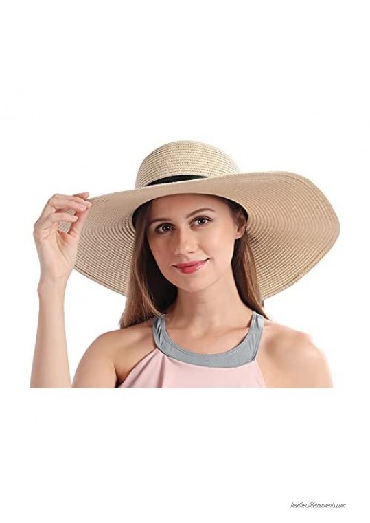 Straw Hat for Women  Summer Sun Hat for Beach  Gardening  Hiking  Packable Sun Hat Women Offers Sun Protection Hat for Summer