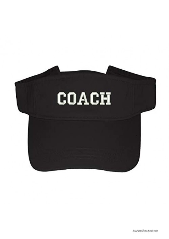 Coach Visor Hat - Embroidered Unisex Visor - Summer Sun Visor