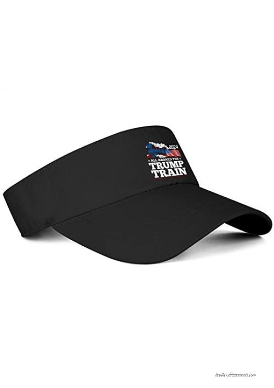 Literally-Anyone-Else-Trump-2024 Sport Sun Visor Hat Black Visor Hat for Women and Men for Tennis Golf Running