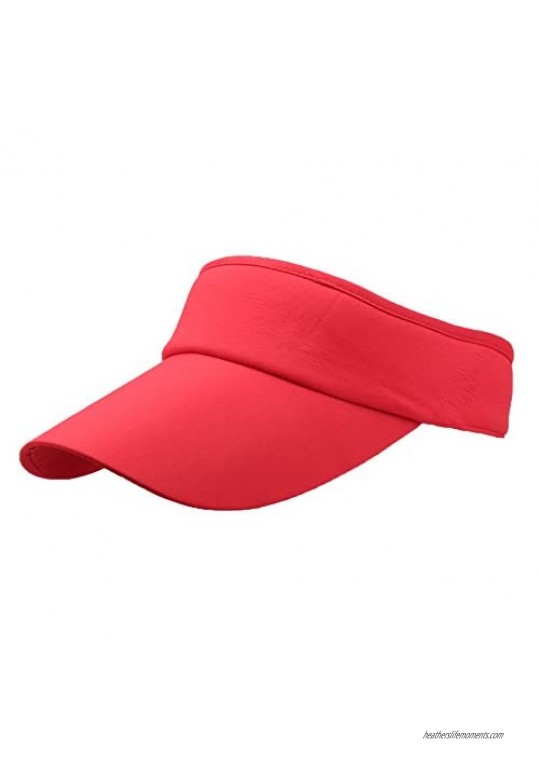 Ultralight Sports Sun Visor with Twill Wide Brim Clip On Head Cap Outdoor Sun Protection Wicking Travel Visor Hat