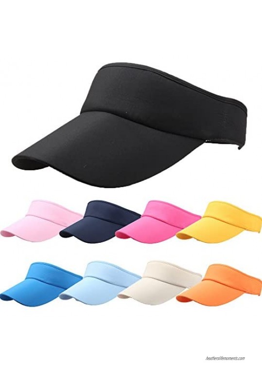 Ultralight Sports Sun Visor with Twill Wide Brim Clip On Head Cap Outdoor Sun Protection Wicking Travel Visor Hat
