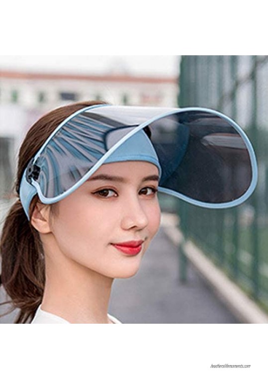 Wallfire Sun Visor Hat UV Protection Wide Brim Cap Adjustable Headband for Travel Camping Golf
