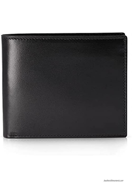 Men's Wallet TOP Genuine Leather | RFID Blocking Bifold Stylish Wallets for Men | 1 ID Window | Slim Wallet for Men (Black)