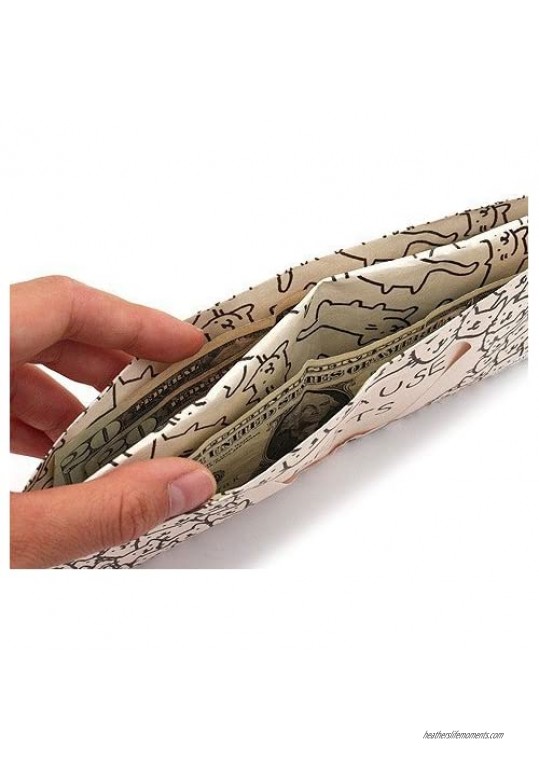 mighty wallet Men's Leather Billfold Wallet