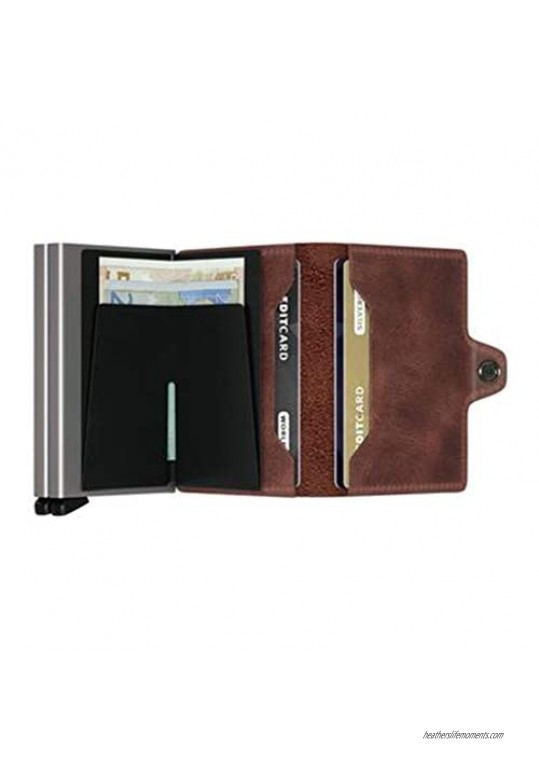SECRID-Secrid Twin Black Leather Wallet