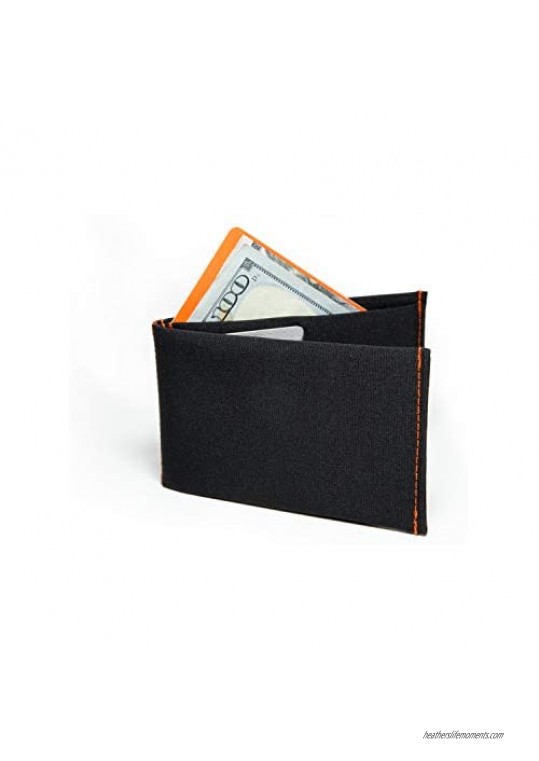 SlimFold Minimalist Wallet - RFID Option - Thin Durable and Waterproof Guaranteed - Made in USA - Nano Size