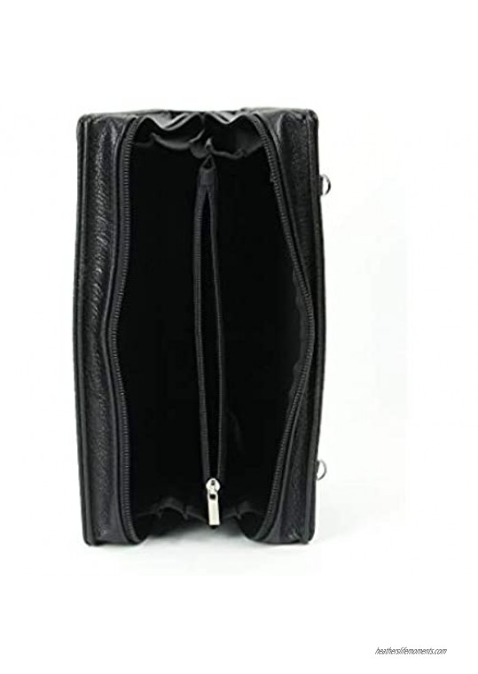 Black Vinyl Wuthering Heights Book Handbag Novelty Clutch Purse Crossbody Bag Emily Bronte