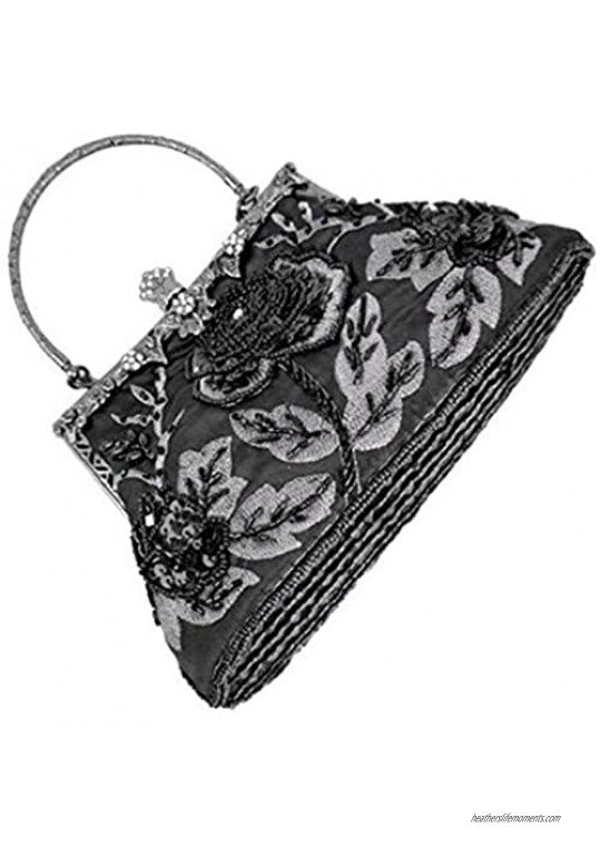 Belsen Women's Vintage Beaded Sequin Evening Handbags