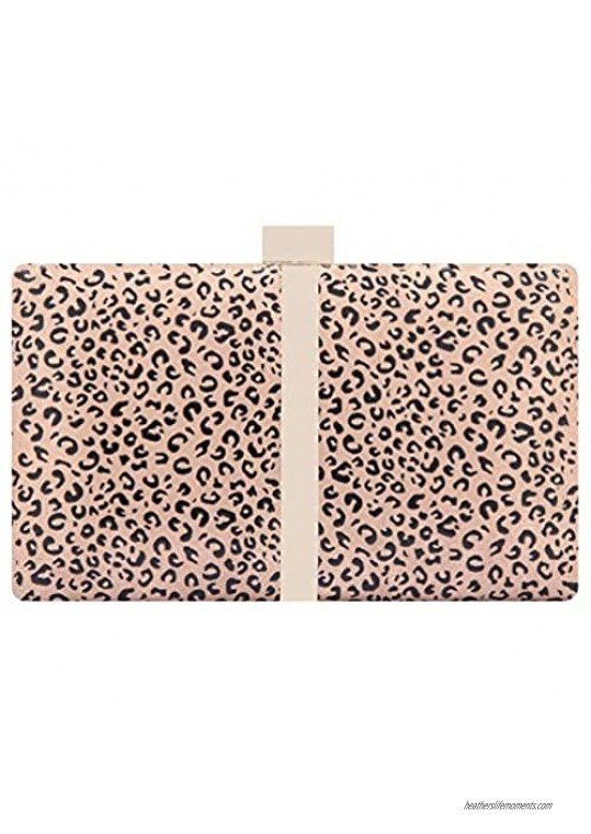 Fawziya Clutches Leopard Evening Bags For Women Formal
