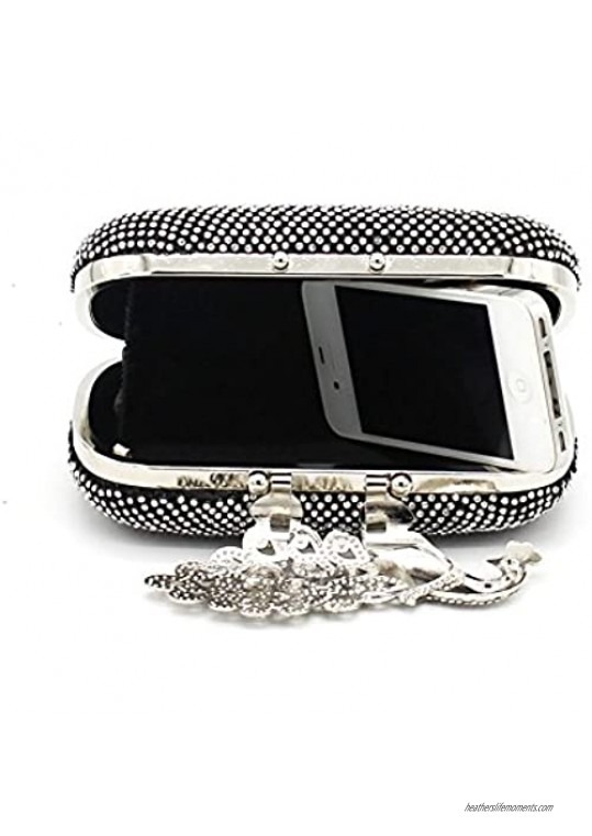 Kingluck Rhinestone Women Polyester/Metal Minaudiere Clutch/Evening Bag(in More Color)