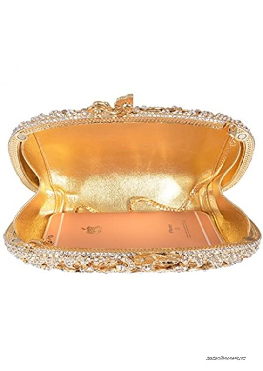 Luxury Crystal Clutch for Women Rhinestone Evening Bag