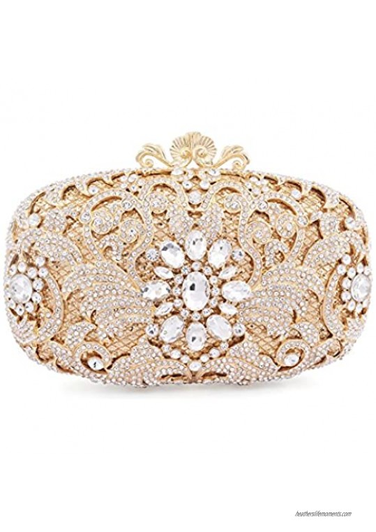 Luxury Crystal Clutch for Women Rhinestone Evening Bag