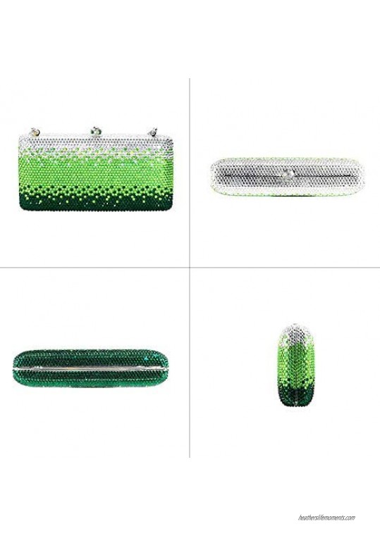 Molshine Handmade Rhinestone Evening Handbags Luxury Crystal Clutch for Women Travel Home Daily Partty