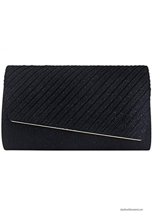ZIUMUDY Evening Bags Clutch Purses for Women Sparkling Handbags Wallets for Wedding Party