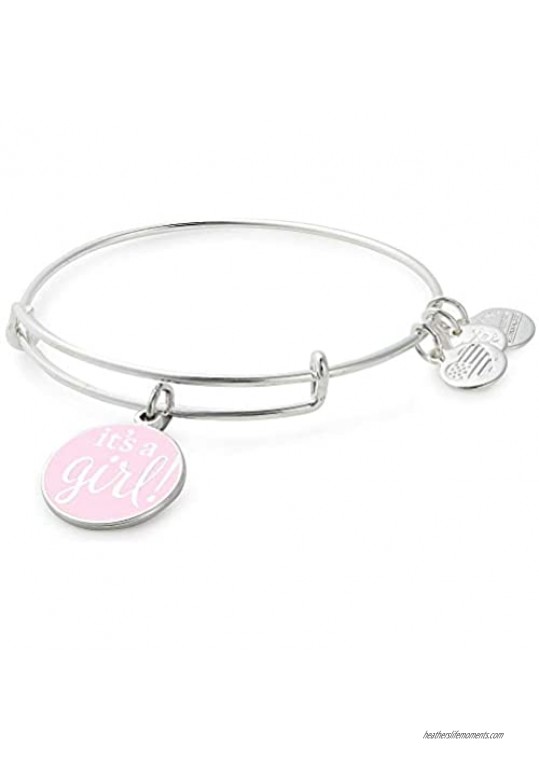 Alex and Ani Women's Color Infusion It's A Girl Bangle Bracelet