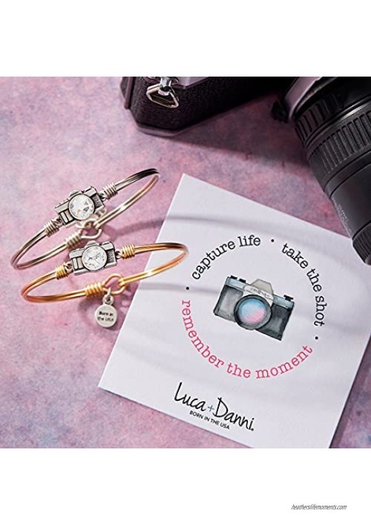 Luca + Danni | Camera Bangle Bracelet For Women Made in USA