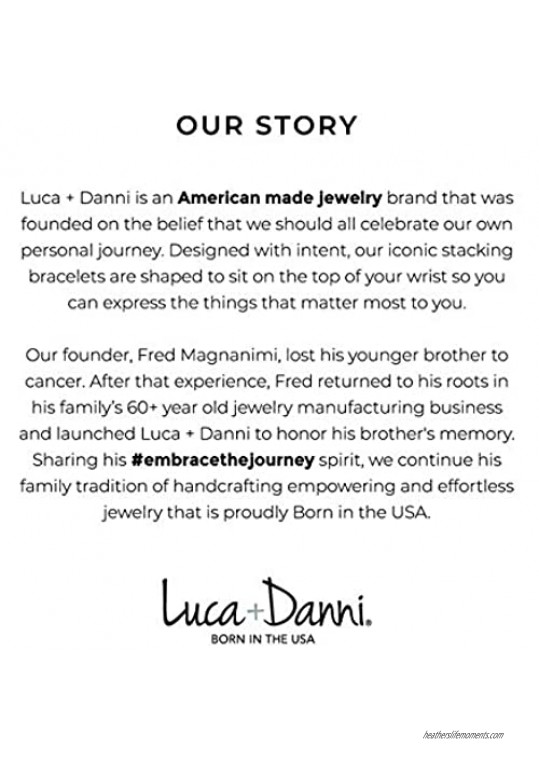 Luca + Danni | Saint Christopher Bangle Bracelet For Women Made in USA