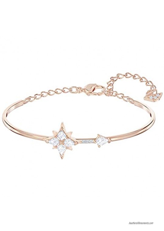 SWAROVSKI Crystal Symbolic Star Bangle Bracelet  Rose Gold-Tone