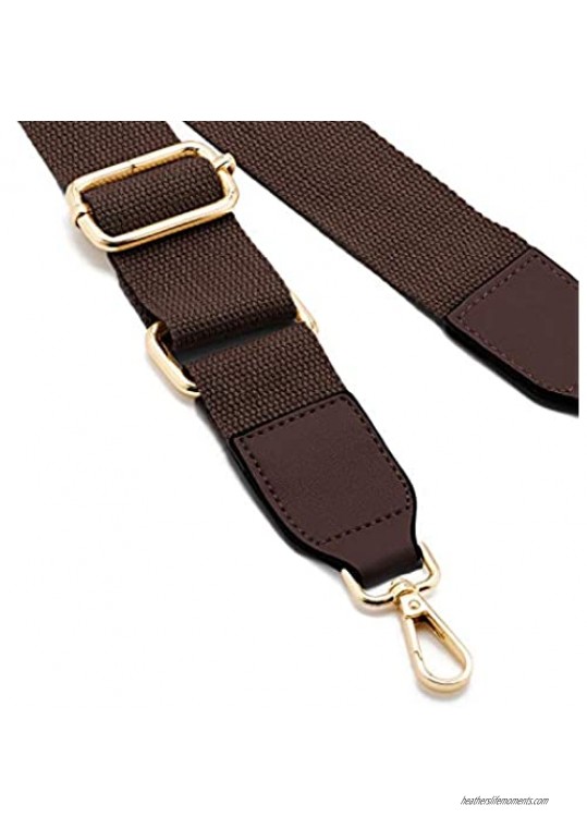 DEVPSISR Wide Shoulder Purse Strap Replacement Adjustable Belt Canvas Bag Crossbody Handbag