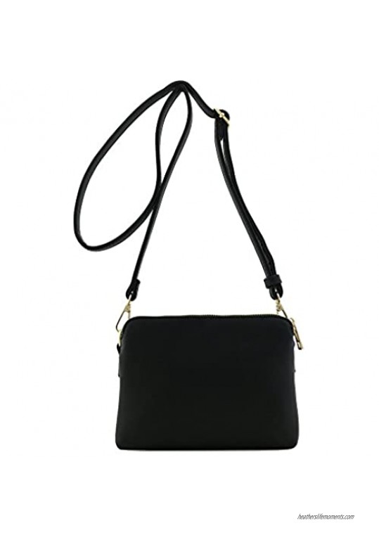 Double Compartment Small Crossbody Bag