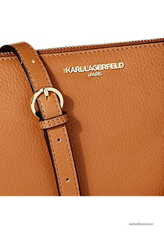 Karl Lagerfeld Paris womens Heather Crossbody Bag