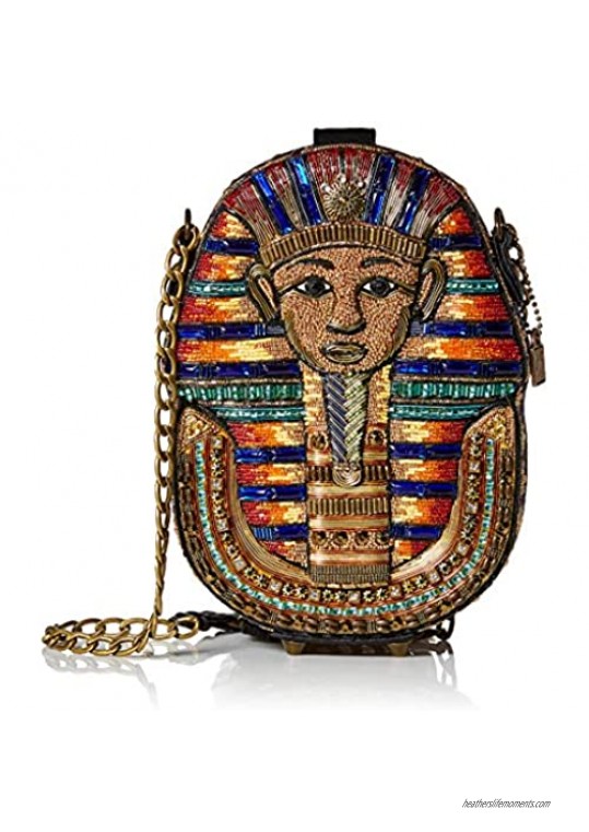Mary Frances Tut Beaded Egyptian Pharaoh Novelty Handbag  Multi