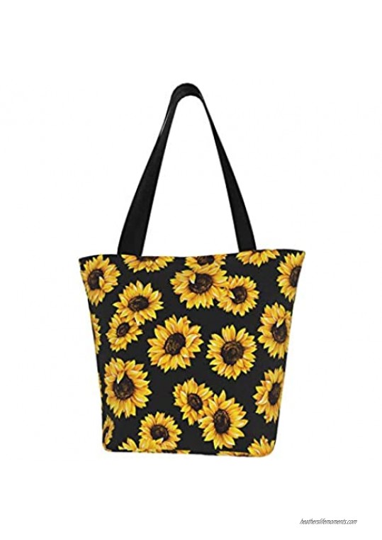 antcreptson Sunflower Shoulder Tote Bag Purse Top Handle Satchel Handbag for Women Work School Travel Business Shopping Casual