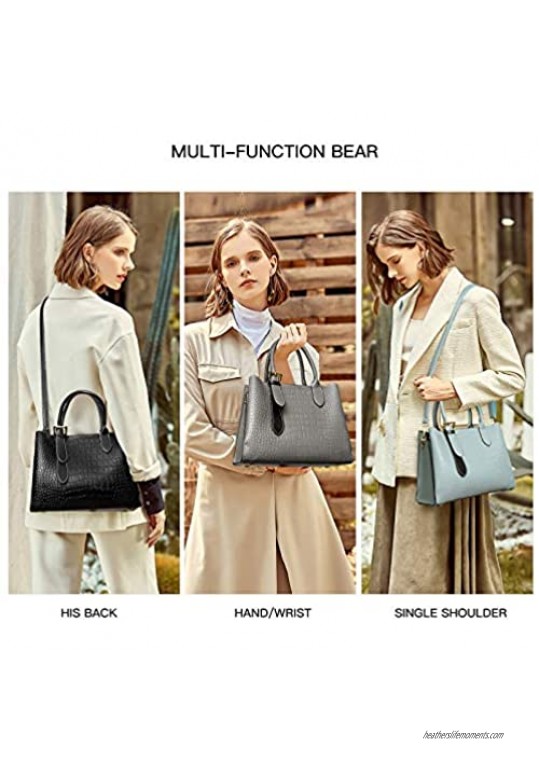 Designer Handbags for Ladies Cute PU Leather Women’s Purse and Shoulder Tote Satchel Bag with Adjustable Strap