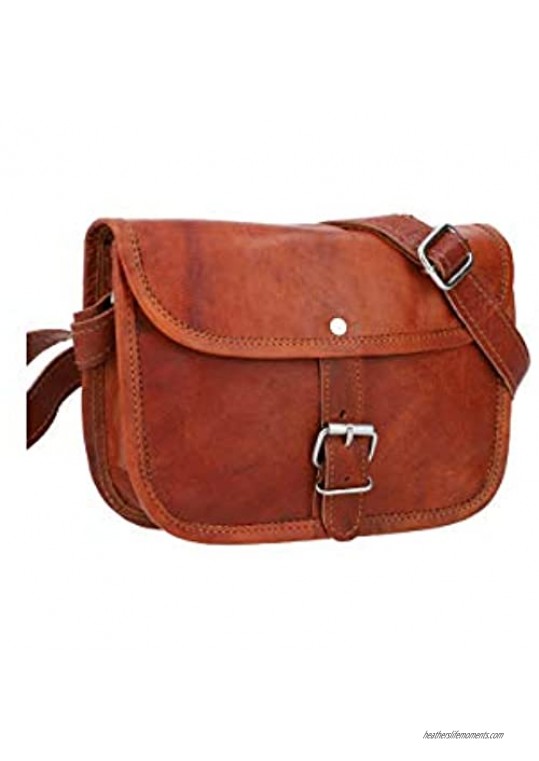 Gusti Shoulder Bag Leather - Mary M. Handbag Purse Crossbody Bag Satchel for Women in Vintage Brown