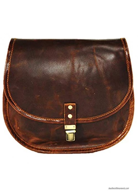 Jony Vintage Crossbody Bags for Women  Vegan Medium Purse Saddle and Satchel Handbags  Leather
