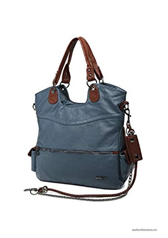 Shoulder Bag for Women Satchel Tote Women Handbag Purse Top Handle Faux Leather