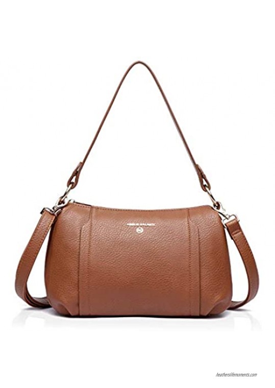 Crossbody Bag for Women Purses and Handbags Vegan Leather Shoulder Bag with Multi Pockets and Adjustable Strap