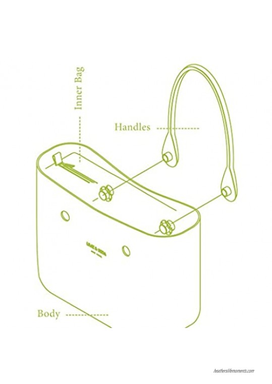 Lime & Soda Women's Fashion Eva Handbag - Simil Leather Handles - Mix & Match to find your style