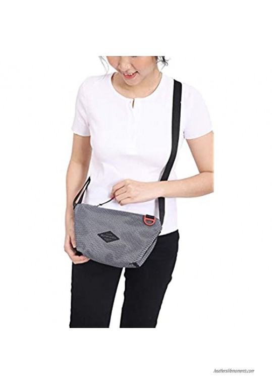 Sherpani Demi Nylon Mesh Purse Small Crossbody Purse Cross Body Bag Essential Shoulder Bag Crossbody Bags for Women