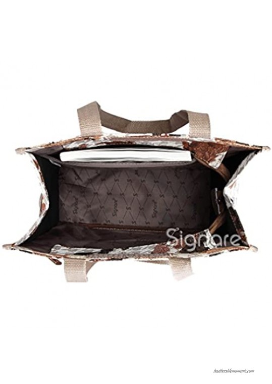 Signare Tapestry Shoulder Bag Shopping Bag for Women with Cavalier King Charles Spaniel Dog Design (SHOP-KGCS)