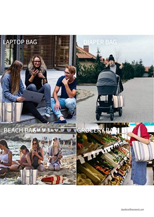 KOWENTIK Tote Bag Shoulder Bag Handbags For Women Canvas Tote Beach Travel Weekend Bag