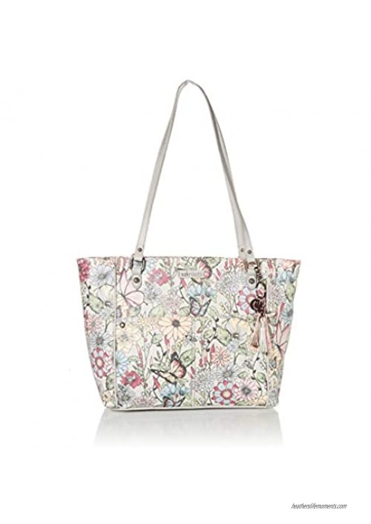 Sakroots Metro Coated Canvas Tote  Blush in Bloom