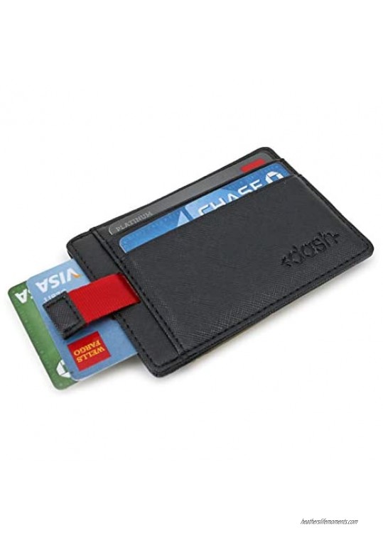 DASH BANDO SLIM UTILITY WALLET - Minimalist Front Pocket RFID Blocking Leather Wallets for Men Women