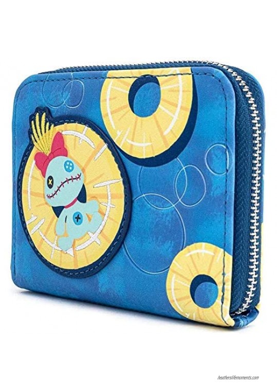 Loungefly x Disney Lilo and Stitch Pineapple Floaty Scrump Wallet