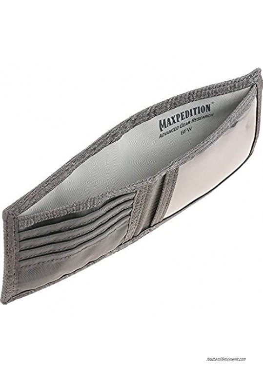 Maxpedition BFW Bi Fold Wallet Black 9x0.125x4