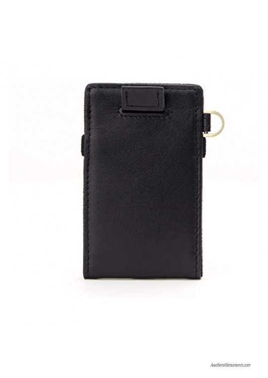 Schnail ATLAS Series Slim Minimalist Front Pocket Leather Wallet Credit Card Holder with Coin and Cash Pocket
