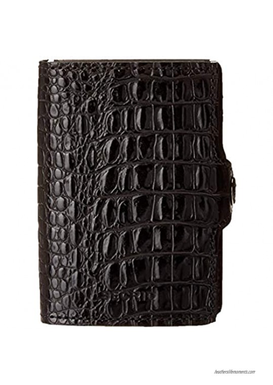 Secrid Twin Wallet Genuine Leather with RFID Protecton  Holds up to 16 Cards