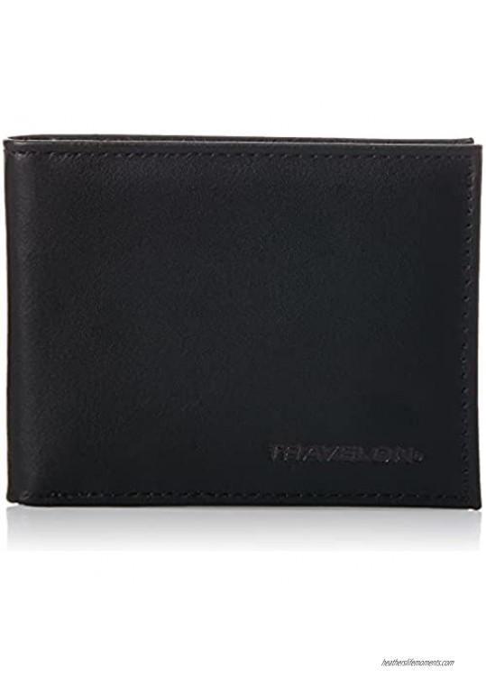 Travelon Safe Id Classic Billfold Wallet  Black  One Size