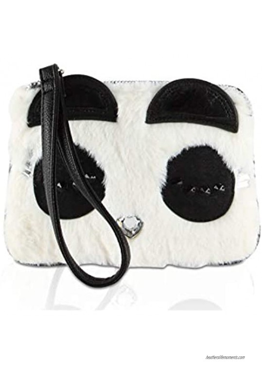 Betsey Johnson Kitch Cat Wristlet Coin Purse Pouch