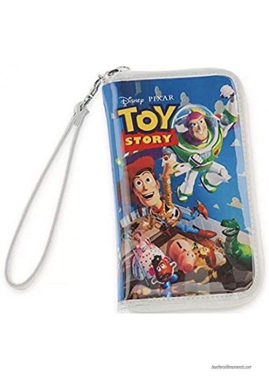 Disney Toy Story VHS Zipper Wristlet Clutch Wallet NEW