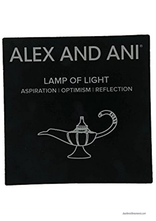 Alex and Ani Lamp of Light Charm Bangle Rafaelian Gold Finish One Size