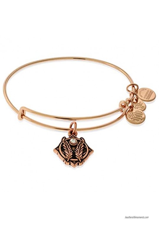 Alex and Ani Women's Godspeed II ROG Bracelet Shiny Rose Gold Expandable
