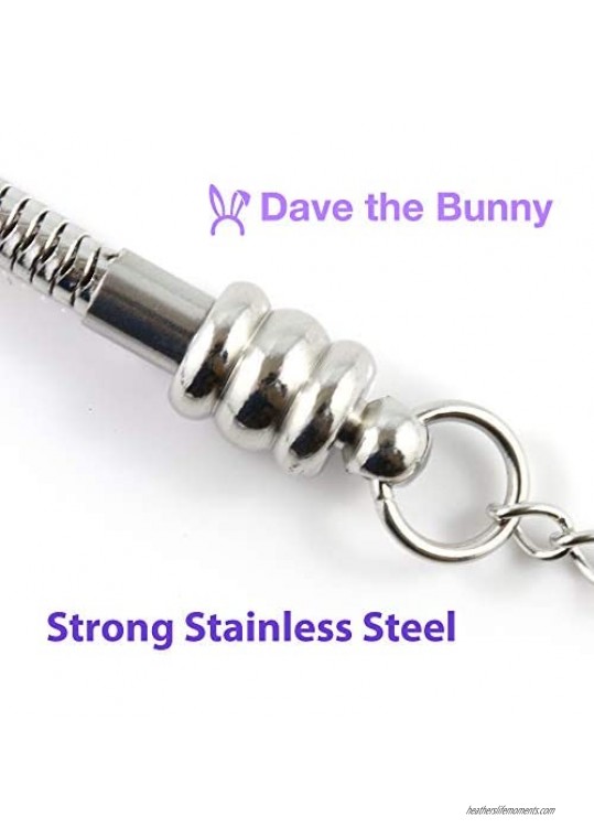 Bishop Bracelet | Chess Piece Stainless Steel Snake Chain Charm Bracelet